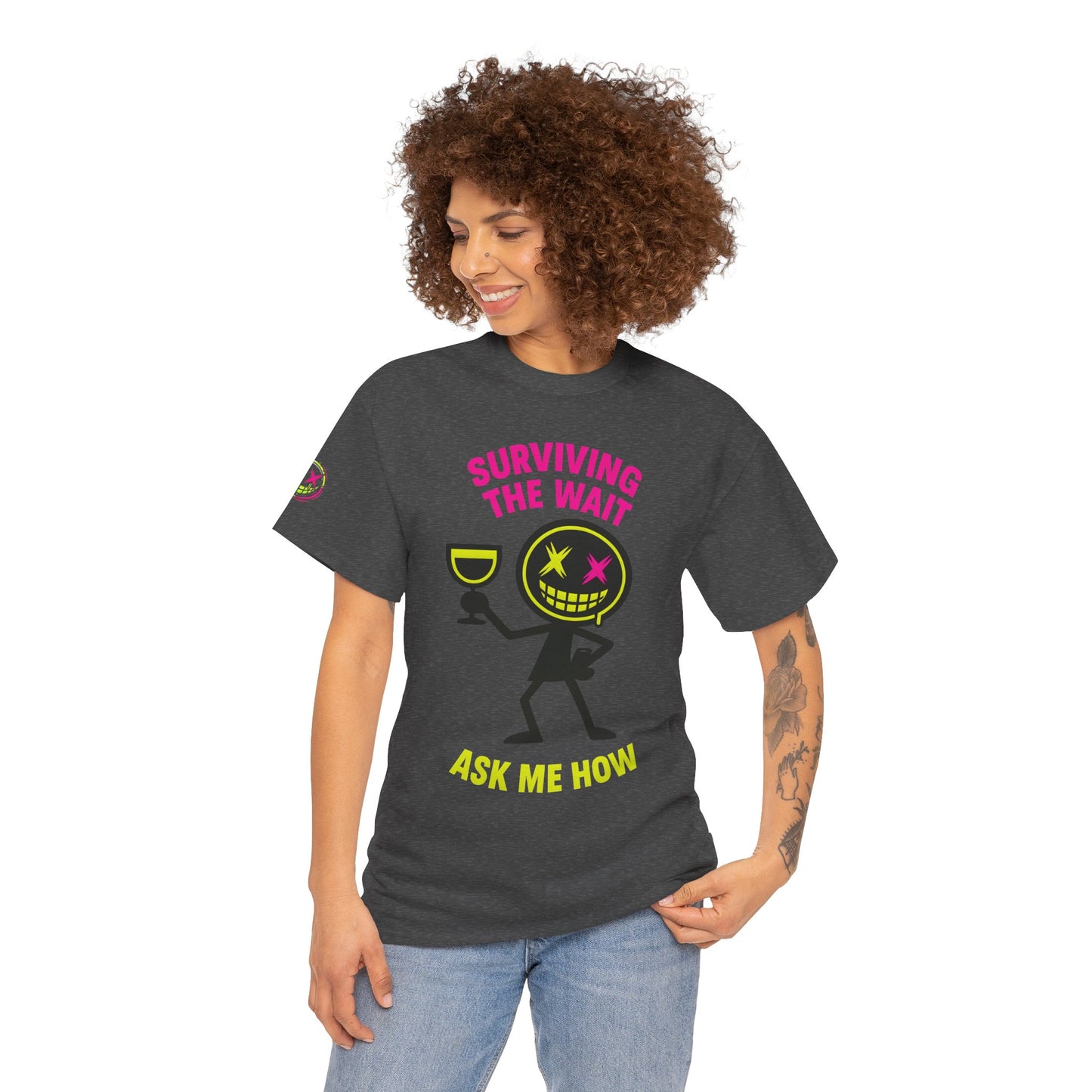 Unisex Heavy Cotton Tee - Perfect for Halloween, Night Out, Parties, Ghost Tours, and Spooky Events