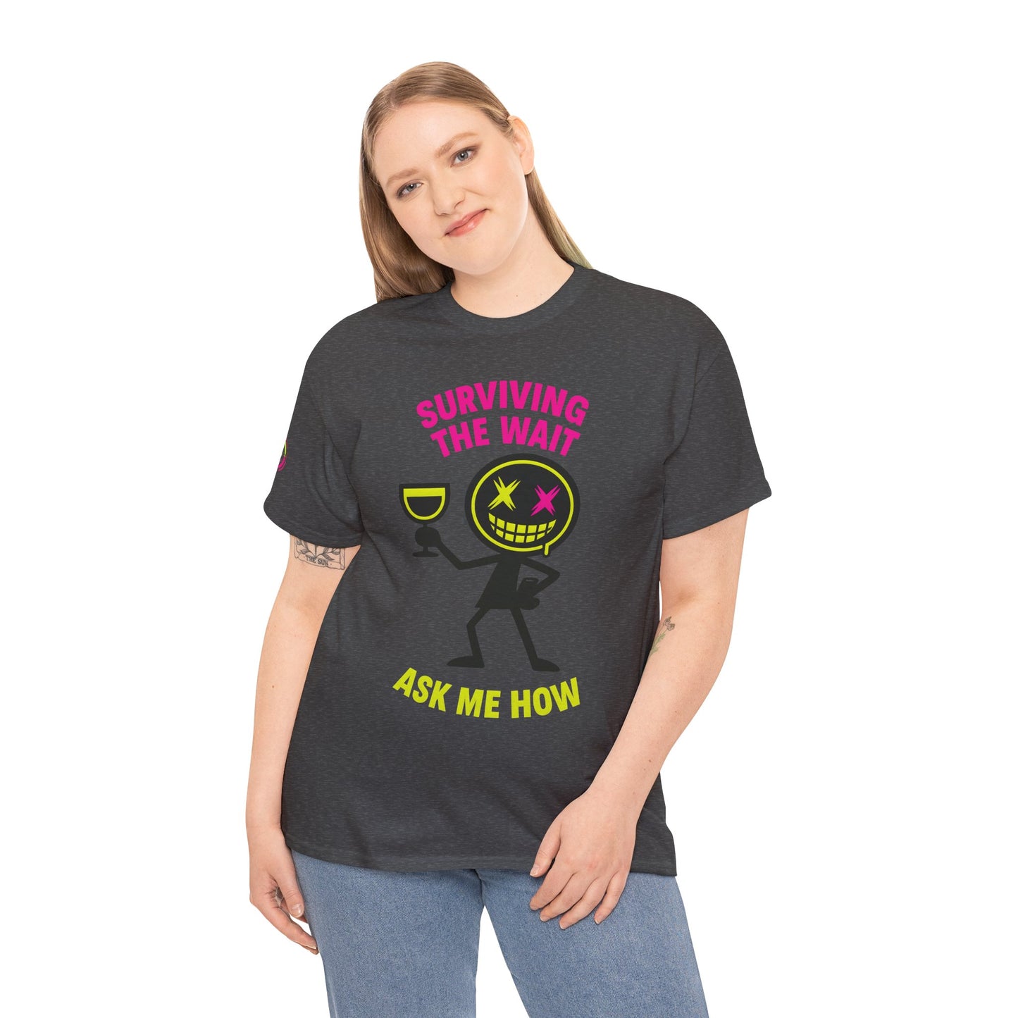 Unisex Heavy Cotton Tee - Perfect for Halloween, Night Out, Parties, Ghost Tours, and Spooky Events