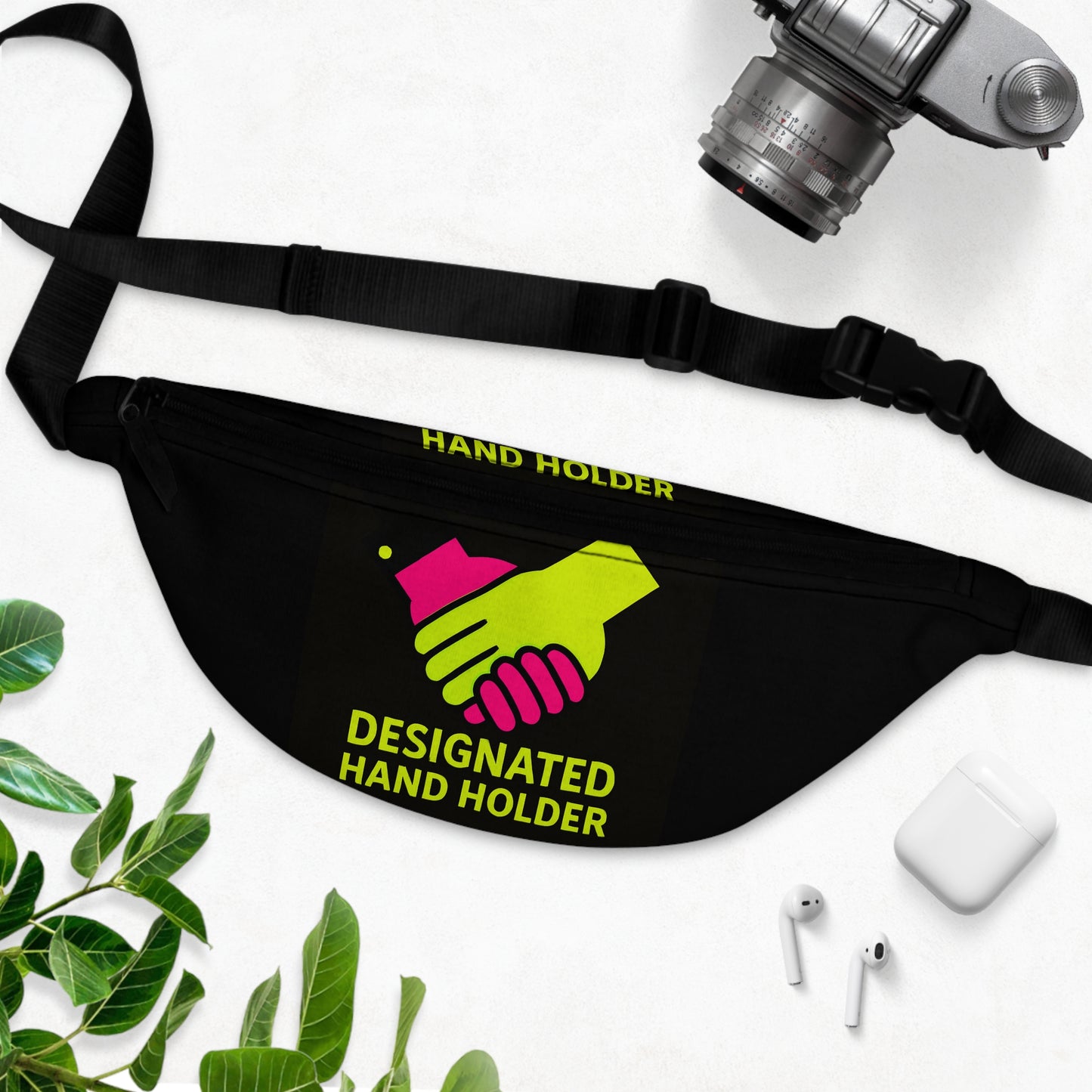 Designated Hand Holder Fanny Pack, Fun Festival Bag, Cool Party Accessory, Gift for Couples, Trendy Waist Bag, Travel Essential