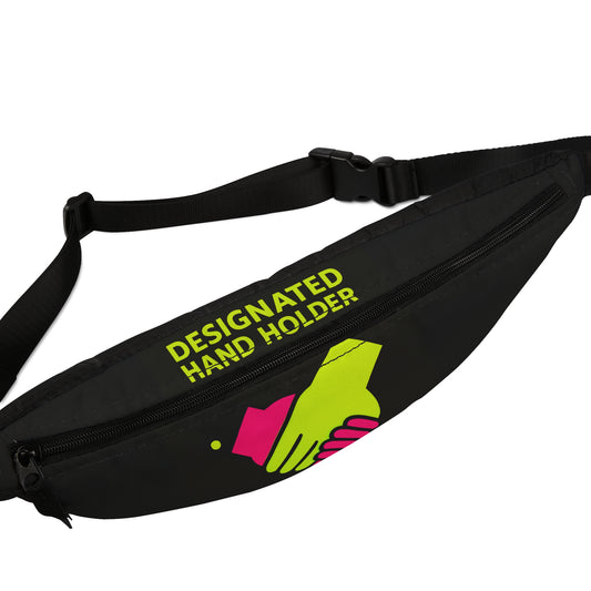 Designated Hand Holder Fanny Pack, Fun Festival Bag, Cool Party Accessory, Gift for Couples, Trendy Waist Bag, Travel Essential