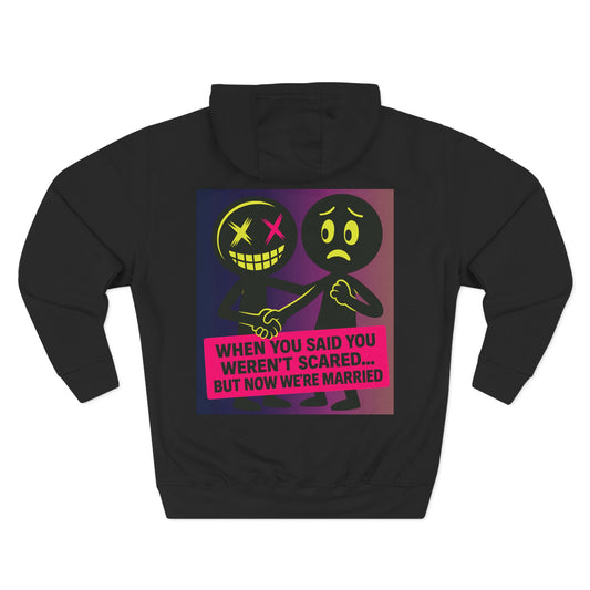 Emotional Support Fleece Hoodie, Cozy Sweatshirt, Gift for Friends, Funny Hoodie, Unique Present, Couples Hoodie